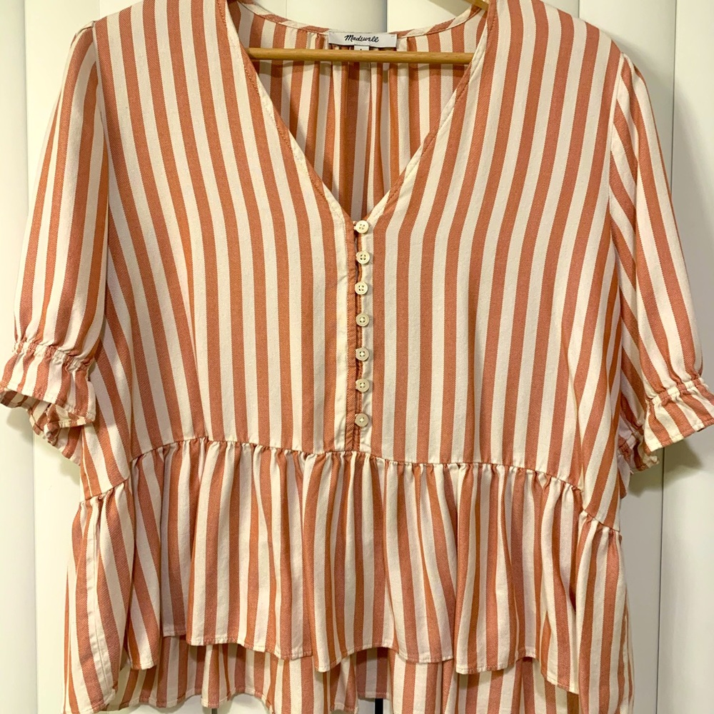 Madewell striped blouse